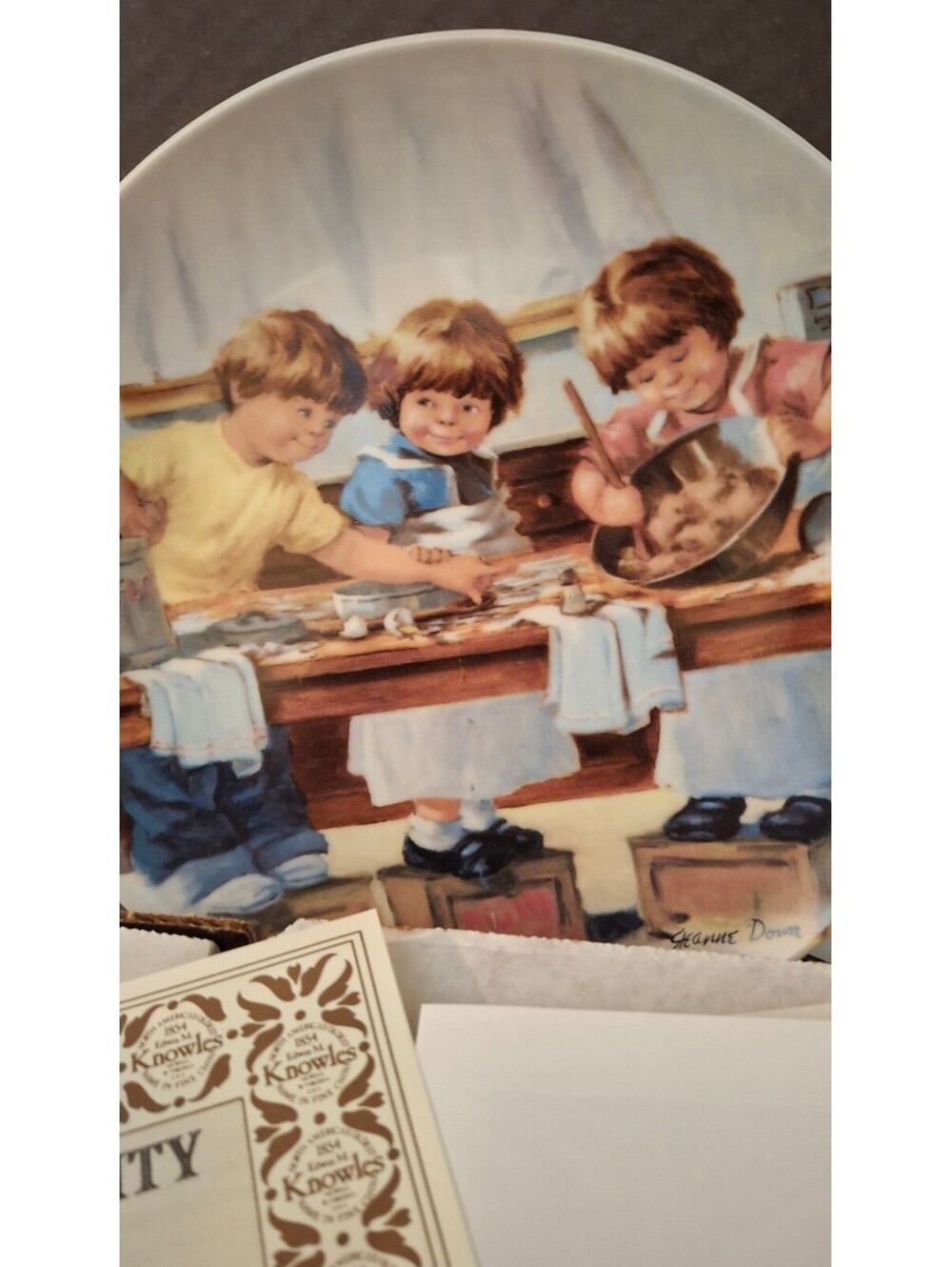 Jeanne Down's Friends I Remember 'The Taste Test' Limited Edition Collector's Pl